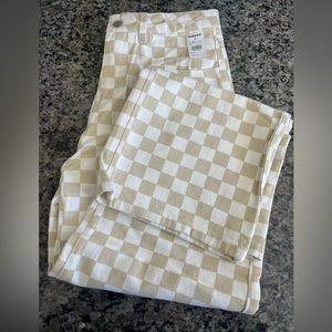 RSQ checkerboard pants